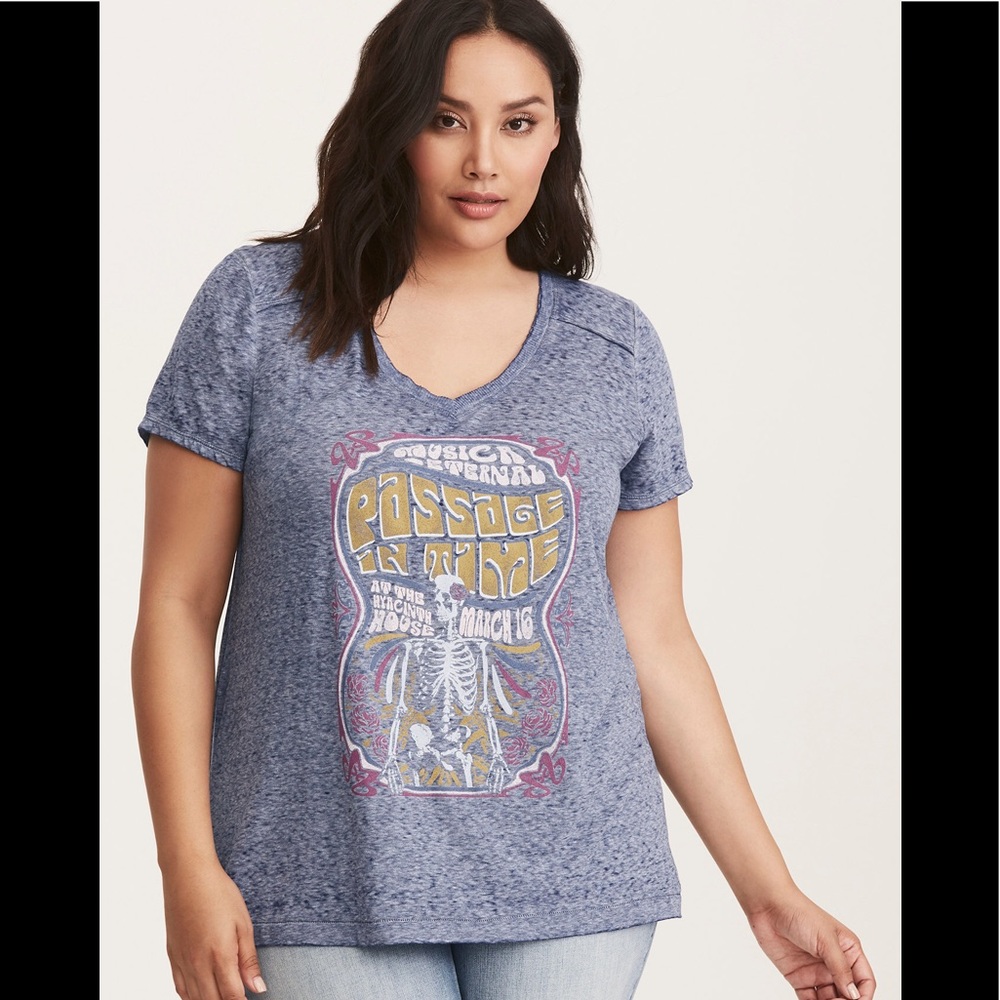 Torrid graphic v-neck tee